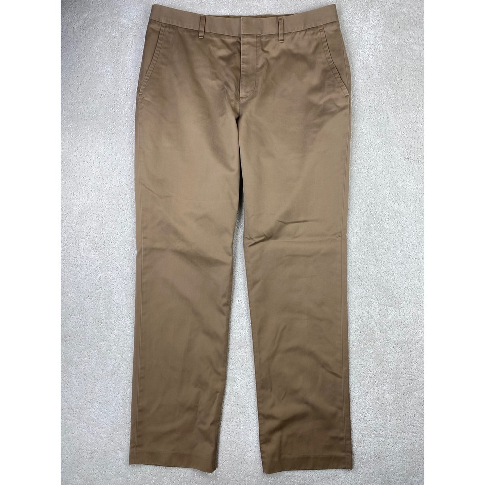 Bonobos Weekday Warrior Thursday Chino Pants Mens 33x32 Khaki Tan Straight Leg